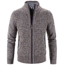 Load image into Gallery viewer, Knitted Sweater Men Fashion Slim Fit Cardigan Men Causal Sweaters Coats Solid Single Breasted Cardigan men

