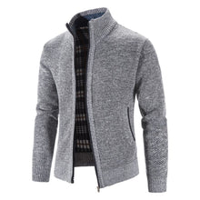 Load image into Gallery viewer, Knitted Sweater Men Fashion Slim Fit Cardigan Men Causal Sweaters Coats Solid Single Breasted Cardigan men
