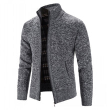 Load image into Gallery viewer, Knitted Sweater Men Fashion Slim Fit Cardigan Men Causal Sweaters Coats Solid Single Breasted Cardigan men
