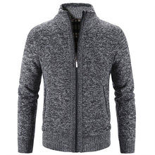 Load image into Gallery viewer, Knitted Sweater Men Fashion Slim Fit Cardigan Men Causal Sweaters Coats Solid Single Breasted Cardigan men
