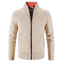 Load image into Gallery viewer, Knitted Sweater Men Fashion Slim Fit Cardigan Men Causal Sweaters Coats Solid Single Breasted Cardigan men
