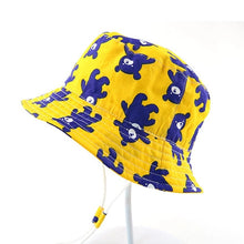 Load image into Gallery viewer, Summer Baby Bucket Hat UV Protection Boys Cap Children Panama Outdoor Beach Girls Sun Hat Cartoon Infant Fisherman Cap
