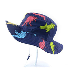 Load image into Gallery viewer, Summer Baby Bucket Hat UV Protection Boys Cap Children Panama Outdoor Beach Girls Sun Hat Cartoon Infant Fisherman Cap
