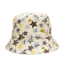 Load image into Gallery viewer, Summer Letter Print Cotton Bucket Hats for Women Men Outdoor Sun Protection Fisherman Cap Hip Hop Lady Fashion Panama Hat
