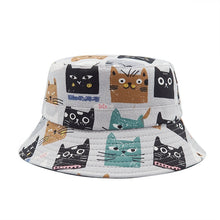 Load image into Gallery viewer, Summer Letter Print Cotton Bucket Hats for Women Men Outdoor Sun Protection Fisherman Cap Hip Hop Lady Fashion Panama Hat
