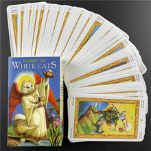 Load image into Gallery viewer, New Tarot of White cats Oracle Full English Family Party Board Game In High quality
