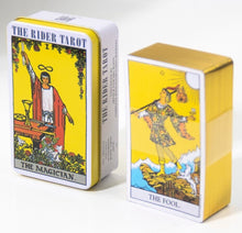 Load image into Gallery viewer, New Upgrade Light Seers Tarot Oracle Cards 78 Cards Tin Metal Box Party Personal Entertainment Women Girls Cards Game 23 Style
