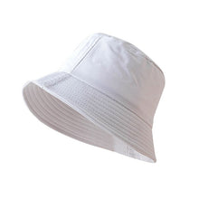 Load image into Gallery viewer, Women's Bucket Hat Unisex Summer Sunscreen Panama Hats Hip Hop Cap Cotton Solid Color Fisherman Hat Bob Outdoor Beach Caps

