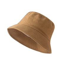 Load image into Gallery viewer, Women's Bucket Hat Unisex Summer Sunscreen Panama Hats Hip Hop Cap Cotton Solid Color Fisherman Hat Bob Outdoor Beach Caps
