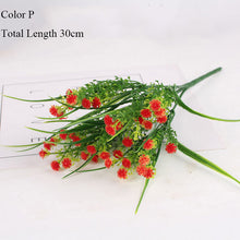 Load image into Gallery viewer, Beautiful 25 heads/bouquet mini artificial calla with leaf plastic fake lily Aquatic plants home room decoration flower
