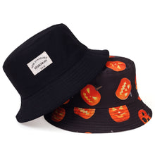 Load image into Gallery viewer, New double-sided fisherman hat fashion summer ladies sun hat tide letter printing wild basin hat hip hop bucket hat General
