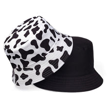 Load image into Gallery viewer, New double-sided fisherman hat fashion summer ladies sun hat tide letter printing wild basin hat hip hop bucket hat General
