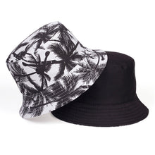 Load image into Gallery viewer, New double-sided fisherman hat fashion summer ladies sun hat tide letter printing wild basin hat hip hop bucket hat General
