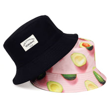 Load image into Gallery viewer, New double-sided fisherman hat fashion summer ladies sun hat tide letter printing wild basin hat hip hop bucket hat General
