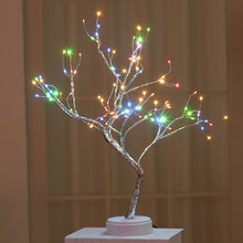 Load image into Gallery viewer, Led Fairy Night Light LED Christmas Tree Night Lamp Battery USB Operated Bedside Study Lamp For Room Desk Holiday Lighting Decor
