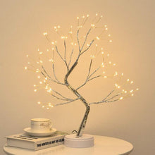 Load image into Gallery viewer, Led Fairy Night Light LED Christmas Tree Night Lamp Battery USB Operated Bedside Study Lamp For Room Desk Holiday Lighting Decor

