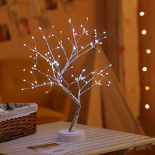 Load image into Gallery viewer, Led Fairy Night Light LED Christmas Tree Night Lamp Battery USB Operated Bedside Study Lamp For Room Desk Holiday Lighting Decor
