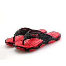 Load image into Gallery viewer, Summer Big Size Youth Slippers Men Massage Non-Slip Cool Outside Flip Flops Breathable Thick-Soled Toe Sandals
