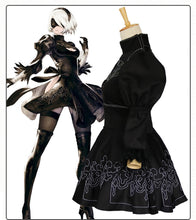 Load image into Gallery viewer, Nier Automata Cosplay Costume Yorha 2B sexy Outfit Games Suit Women Role Play Costumes Girls Halloween Party Fancy Dress
