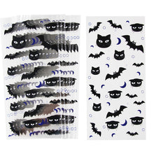 Load image into Gallery viewer, 50PCS Halloween Candy Bags Bat/Pumpkin Cartoon Cookies Bag Transprant Plastic Bag Gift Packaging For Party Supplies
