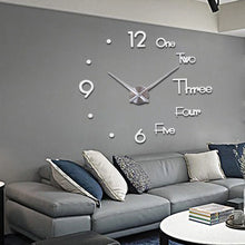 Load image into Gallery viewer, Wall Clock New    Large   Modern Design Wall Sticker Clock Silent Home Decor Living Room Acrylic Mirror Nordic
