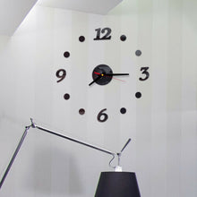 Load image into Gallery viewer, Wall Clock   Home Modern Decoration Crystal Mirror Vinyl Art Sticker Digital Display Home Use Art Modern European Style
