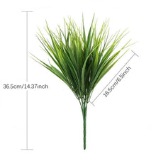 Load image into Gallery viewer, 5PCS Artificial Grass Plant Decorative Bendable Fake Plant Fake Grass Plant for Home Office Table Garden Wedding Party Decor

