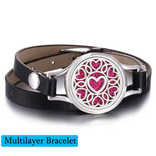 Load image into Gallery viewer, New Tree of Life aromatherapy bracelet Essential Oil Diffuser Bracelet Perfume Locket Leather Bracelets for Women Wristbands
