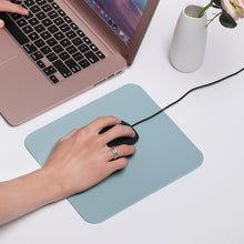 Load image into Gallery viewer, 1pc Anti-slip Mouse Pad Leather Gaming Mice Mat Desk Cushion Universal Comfortable For Laptop PC MacBook
