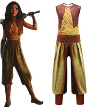 Load image into Gallery viewer, Movie Raya and The Last Dragon Kids Cosplay Legend Halloween Costume Raya Bodysuit Fancy Set Children Performance Costume
