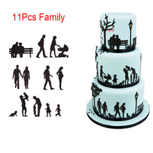 Load image into Gallery viewer, Fondant Cake Decorating Molds Set Plastic Cookie Cutter Pastry Biscuit Baking Tools wedding Music family animals balloon
