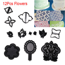 Load image into Gallery viewer, Fondant Cake Decorating Molds Set Plastic Cookie Cutter Pastry Biscuit Baking Tools wedding Music family animals balloon
