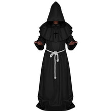 Load image into Gallery viewer, Halloween Party Role Play Plague Doctor Cosplay Costume Medieval Hooded Robe Steampunk Terror Mask Hat
