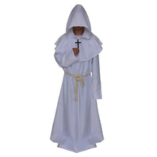 Load image into Gallery viewer, Halloween Party Role Play Plague Doctor Cosplay Costume Medieval Hooded Robe Steampunk Terror Mask Hat
