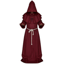 Load image into Gallery viewer, Halloween Party Role Play Plague Doctor Cosplay Costume Medieval Hooded Robe Steampunk Terror Mask Hat
