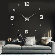 Load image into Gallery viewer, Wall Clock New Real Metal    Acrylic Mirror   Watch Clocks Home Decoration Modern Needle Quartz Stickers
