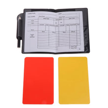 Load image into Gallery viewer, Sport Football Soccer Referee Wallet Notebook with Red Card and Yellow Card Team Sports Soccer Entertainment
