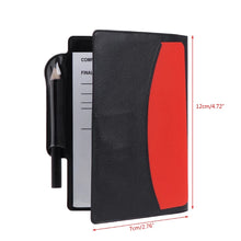 Load image into Gallery viewer, Sport Football Soccer Referee Wallet Notebook with Red Card and Yellow Card Team Sports Soccer Entertainment
