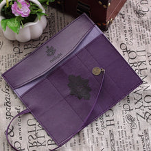 Load image into Gallery viewer, Pencil Case New Style Roll PU Leather Purse Pouch Makeup Pem  Cosmetic Bag Retro
