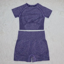 Load image into Gallery viewer, Yoga Sets Fitness Sports Suits GYM Clothing tracksuit top High Waist Leggings For Women

