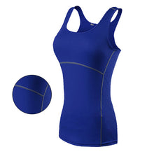 Load image into Gallery viewer, Yoga Shirts Women Sexy Gym Sportswear Vest Fitness tight Quick Dry
