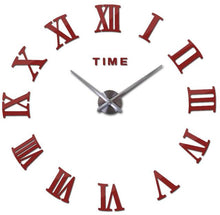 Load image into Gallery viewer, Wall Clock New creative large acrylic mirror    quartz watch Single Face clocks modern home decoration living room stickers

