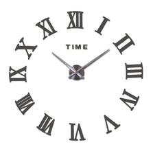 Load image into Gallery viewer, Wall Clock New creative large acrylic mirror    quartz watch Single Face clocks modern home decoration living room stickers
