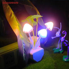 Load image into Gallery viewer, Novelty Night Light Plug Induction Dream Mushroom Fungus Luminaria Lamp  night lights
