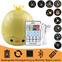Load image into Gallery viewer, Night Lamp Projector Starry Sky Night Light Projector Bedroom Decor Bluetooth Rotating Music Children's Night Light Kids Gift

