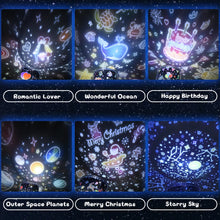 Load image into Gallery viewer, Night Lamp Projector Starry Sky Night Light Projector Bedroom Decor Bluetooth Rotating Music Children's Night Light Kids Gift
