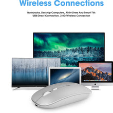 Load image into Gallery viewer, Wireless Mouse Computer Bluetooth Mouse Silent PC Mause Rechargeable Ergonomic Mouse 2.4Ghz USB Optical Mice For Laptop PC
