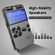 Load image into Gallery viewer, Noise Reduction Digital Voice Recorder Activated MP3 Player USB Charging Lossless Dictaphone LED Display  Recording Dictaphone

