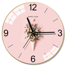 Load image into Gallery viewer, Nordic Modern Glass   Kitchen  Wall Watches Home Decor Living Room Silent Clocks Orologio Da Parete Gift
