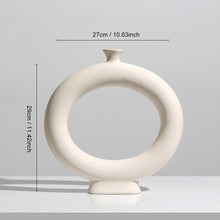 Load image into Gallery viewer, Nordic Style Flower Vase Women Body Half Face Flower Pot Vase Ceramic Art Crafts Bedroom Living Room Desktop Decoration
